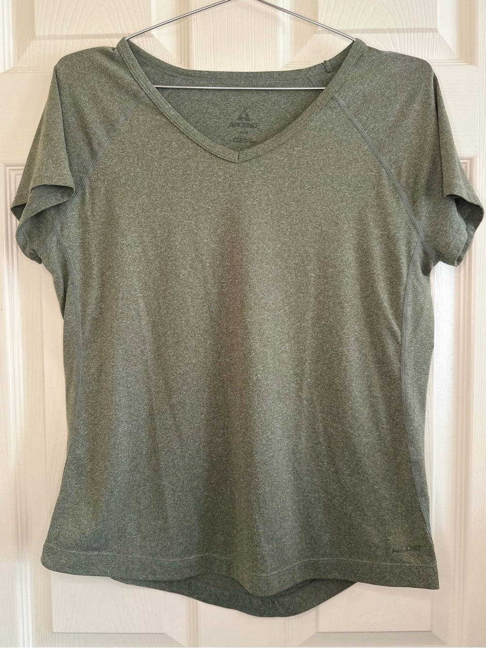 Ascend Light Green V-Neck Short Sleeve Tee
